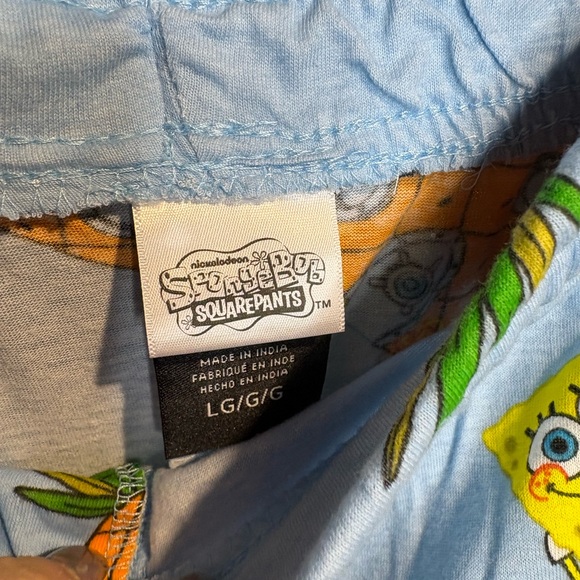 Nickelodeon White Pants with Orange and Yellow Print - Picture 4 of 4